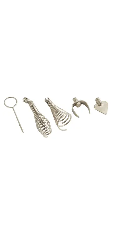 Milwaukee Tool 48-53-2790 5PC Medium Cable Head Attachment Kit w/ RUST GUARD Plating Limited Offer