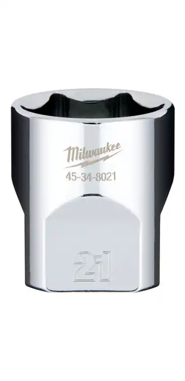 Clearance Milwaukee Tool 45-34-8021 3/8" Drive 21mm Socket