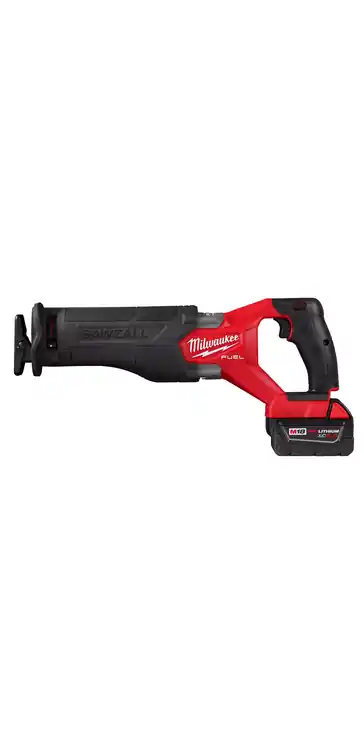 Holiday Sale Milwaukee Tool 2821-22 M18 FUEL SAWZALL Reciprocating Saw - 2 Battery XC5.0 Kit
