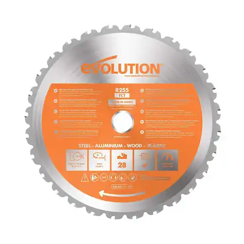 Limited Offer Evolution RAGE255BLADE Blade Multi-Purpose 10"