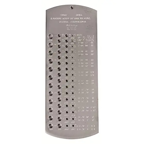 Latest Mitutoyo 950-204 Tap And Drill Gage