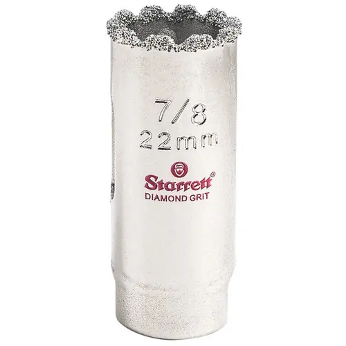 L.S. Starrett KD0078-N Diamond Grit Hole Saw 7/8" - 22 mm Diameter Don't Miss Out