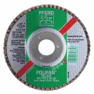 Pferd 62288 7 x 5/8-11 Polifan Sg Zirc Flat 40G Low Price
