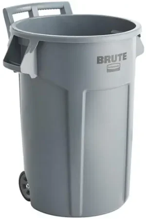 Same Day Shipping Rubbermaid Commercial 2131929 Brute 44G Wheeled Container (Gray)