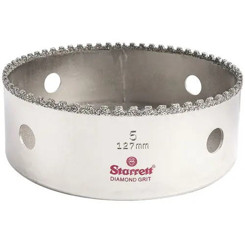 Next Day Delivery L.S. Starrett KD0500-N Diamond Grit Hole Saw 5" - 127 mm Diameter