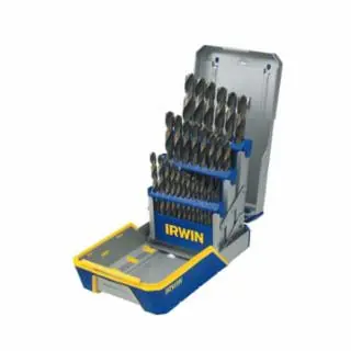 Best Seller Irwin 3018005 29 Piece Drill Bit Set W/Case Black & Gold Oxide (1 ST)
