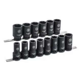 Gearwrench 84972 Set Skt Dp Imp 14Pc 3/4" Drive 6Pt mm (1 ST) One Day Deal