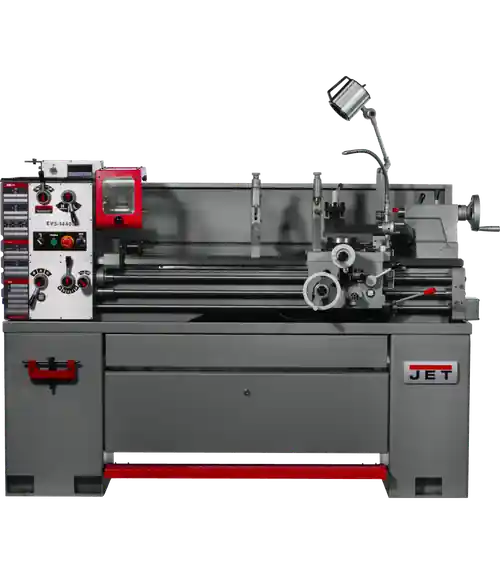 JET JT9-311443 EVS-1440B EVS Lathe with Taper Attachment & Collet Closer Reduced Price