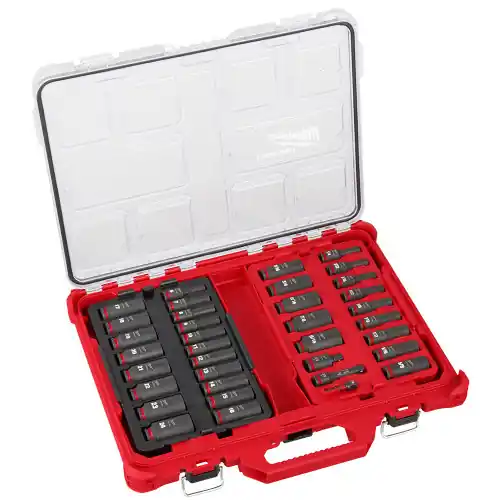 Authentic Milwaukee Tool 49-66-6805 36PC SHOCKWAVE Impact Duty Socket 3/8 Drive Set with PACKOUT