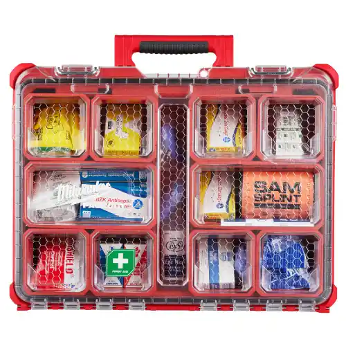 Don't Miss Out Milwaukee Tool 48-73-8430C 193PC Class B Type III PACKOUT First Aid Kit, 4 Pack