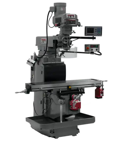 New Release JET JT9-698116 JTM-1254RVS With ACU-RITE 203 3X (K) DRO, X & Y Powerfeeds