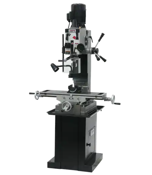 Sale JET JT9-351150 JMD-45GH Geared Head Square Column Mill Drill with Newall DP700 2-Axis DRO