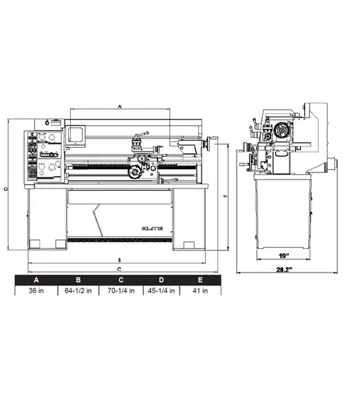 Reduced Price JET JT9-892461 E-1440VS With ACU-RITE 303 DRO