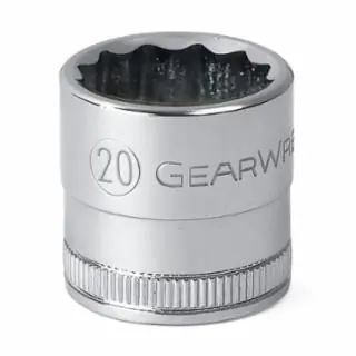 Gearwrench 80625 1/2" Drive 6 Point Standard Metric Socket 13 mm Premium