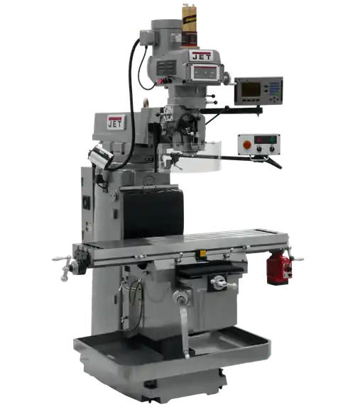 JET JT9-698050 JTM-1254VS With ACU-RITE 203 DRO, X Powerfeed & Air Power Drawbar Order Now