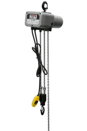 Free Returns JET JT9-110515 JSH-550-15, 1/4 Ton 15‘ Lift Electric Hoist, 115V