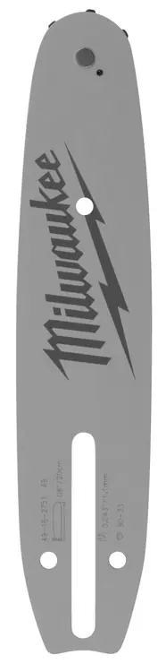 In Demand Milwaukee Tool 49-16-2751 8" 3/8" LOW PROFILE Pitch, .043" Gauge Guide Bar