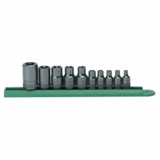 Gearwrench 80582 Set Skt Torx Ext 1/4 3/8 1/2Drive 10Pc (1 ST) Best Choice