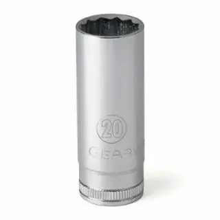 Gearwrench 80789 1/2" Drive 12 Point Deep Metric Socket 18 mm Grab Now