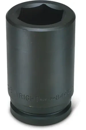 Wright Tool 84956 3-1/2" 1-1/2Drive Deep Impact Socket 6-Pt Top Rated