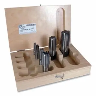 Greenfield Threading 353768 6 Pc 6Pc 1/8-1In Npt Pipe Set (1 ST) Professional Grade