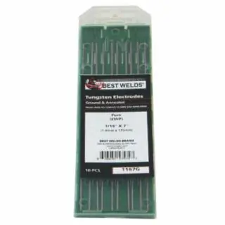 Best Welds 900-183G 1/8X3 Pure Tungsten Electrode 10/Pk (1 PK) Best Seller