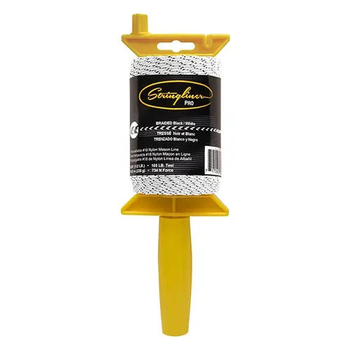 One Day Deal Stringliner 25490 Black-White Braided Twine-500‘-Pro-Reel