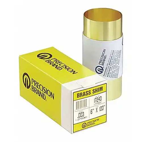Precision Brand 17425 17Ss10 .010 Brass Shimstock 12"X1 (1 ROL) Price Cut