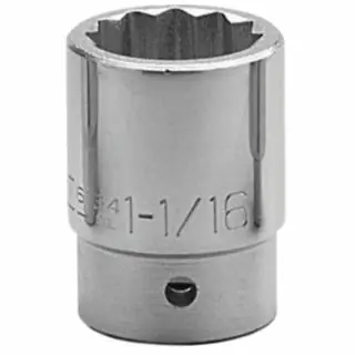 Wright Tool 6144 1-3/8" 3/4" Drive 12 Point Standard Socket Same Day Shipping
