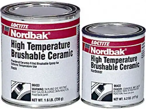 Loctite 235601 Nordbak High Temp. Brushable Ceramic 2Lb. Kit (6 KIT) Free Returns