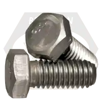 3/8"-24 x 2 1/2" Hex Cap Screws, Grade 2, Plain Finish, Partial Thread, Qty 50 Authentic