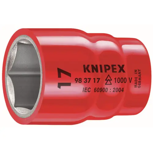Knipex 98 37 11 Hex Socket, 3/8" Drive-1000V Insulated, 11 mm, N/A Nominal Length Cheap