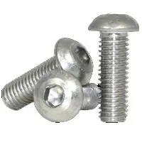 8-32 x 5/8" Button Head Socket Cap Screws, 316 Stainless Steel, Fully Threaded, Qty 100 Order Now