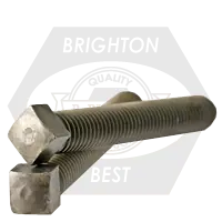Fresh Stock 1/2"-13 x 1 1/2" Square Head Set Screws, 1/2 Dog Point, Plain Finish, Coarse (UNC), Case Hardened, Qty 50