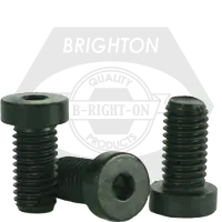 Buy Online 10-32 x 7/8" Low Head Socket Cap Screws, Thermal Black Oxide, Fine (UNF), Alloy Steel, Qty 100