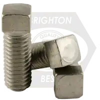 3/8"-16 x 2 1/4" Square Head Set Screws, Cup Point, 18-8 Stainless Steel A2, Coarse (UNC), Case Hardened, Qty 100 New Release