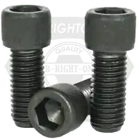 5/16"-24 x 2 1/4" Socket Head Cap Screws, 1936 Series, Thermal Black Oxide, Partial Thread, Fine (UNF), Alloy Steel, Qty 100 Reduced Price