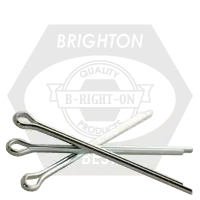 3/32" x 1/2" Cotter Pins, E x tended Prong Square Cut, Zinc Cr+3, Qty 100 Express Delivery