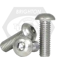 10-32 x 1" Button Head Socket Cap Screws, Non-Standard, 18-8 Stainless Steel A2, Full Thread, Fine (UNF), Qty 100 Same Day Shipping