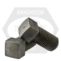Affordable 9/16"-18 x 1 3/4" Square Head Set Screws, Cup Point, Fine (UNF), Case Hardened Plain, Qty 50