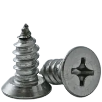 Holiday Sale 12-14 x 1/2" Self-Tapping Screws, Undercut Phillips Flat Head, Type AB, 18-8 Stainless Steel, Full Thread, Qty 500