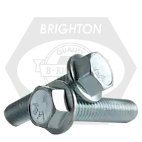M6-1.00 x 40 mm Flange Screws, Non-Serrated, Hex Head, Metric Class 10.9, Zinc Cr+3, Partial Thread, Coarse (UNC), DIN 6921, Qty 150 Buy Online