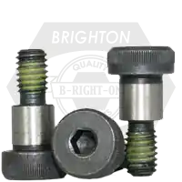 5/8"-1/2-13 x 3 1/4" Socket Shoulder Screws, Nylon-Patch Thermal Black Oxide, Coarse (UNC), Alloy Steel, Qty 10 Time-Limited