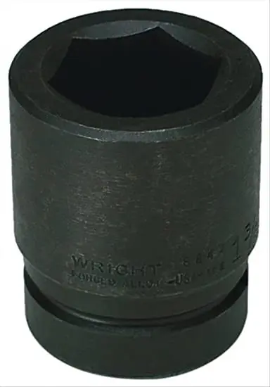 Top Pick Wright Tool 8872 2-1/4" 1" Drive 6 Point Standard Impact Socket