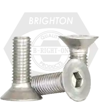Exclusive Offer M6-1.00 x 40 mm Flat Head Socket Cap Screws, 18-8 Stainless Steel A2, Full Thread, Coarse (UNC), Qty 100