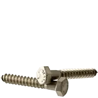 Buy Today M8 x 50 mm Hex Lag Screws (Coach Screws), 316 Stainless Steel A4, DIN 571, Qty 50