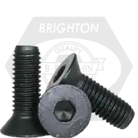 1/4"-20 x 1 3/8" Flat Head Socket Cap Screws, Thermal Black Oxide, Full Thread, Coarse (UNC), Alloy Steel, Qty 100 Today Only