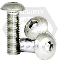 1/2"-13 x 6" Button Head Socket Cap Screws, Non-Standard, 18-8 Stainless Steel A2, Full Thread, Coarse (UNC), Qty 25 Don't Miss Out