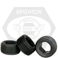 7/16"-14 x 7/32" Locking Socket Jam Screws, Cup Point, Plain Finish, Coarse (UNC), Alloy Steel, Qty 100 Final Sale