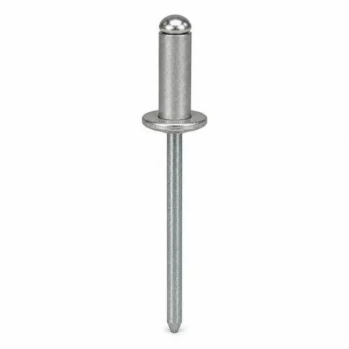 Limited Offer Asce 6-6 3/16 (.251-.375) Alum/Steel Dome Closed-End Blind Rivets, Qty 500